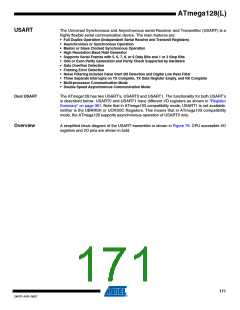浏览型号ATMEGA128L-8AL的Datasheet PDF文件第171页