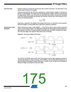 浏览型号ATMEGA128L-8AL的Datasheet PDF文件第175页