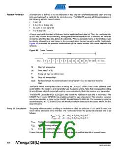 浏览型号ATMEGA128L-8AL的Datasheet PDF文件第176页