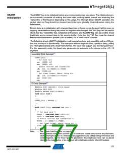 浏览型号ATMEGA128L-8AL的Datasheet PDF文件第177页