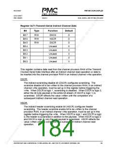 浏览型号PM7350-PGI的Datasheet PDF文件第184页