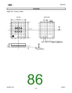 浏览型号AK4634EC的Datasheet PDF文件第86页