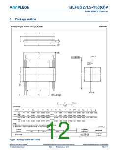 浏览型号BLF8G27LS-150GVQ的Datasheet PDF文件第12页