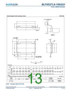 浏览型号BLF8G27LS-150GVQ的Datasheet PDF文件第13页