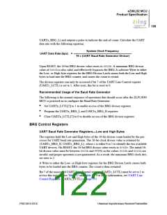 浏览型号EZ80L92AZ020SC00TR的Datasheet PDF文件第122页