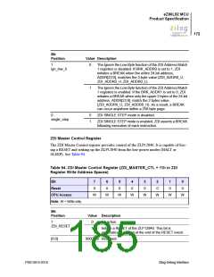 浏览型号EZ80L92AZ020SC00TR的Datasheet PDF文件第185页