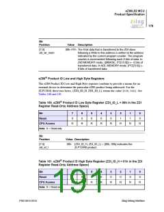 浏览型号EZ80L92AZ020SC00TR的Datasheet PDF文件第191页