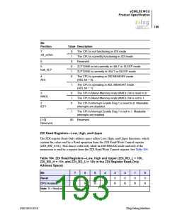 浏览型号EZ80L92AZ020SC00TR的Datasheet PDF文件第193页