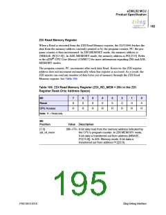 浏览型号EZ80L92AZ020SC00TR的Datasheet PDF文件第195页