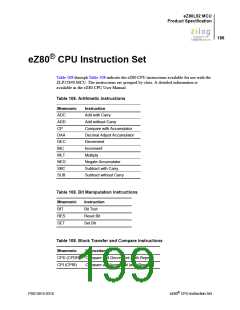 浏览型号EZ80L92AZ020SC00TR的Datasheet PDF文件第199页