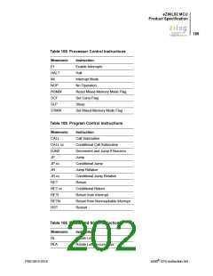 浏览型号EZ80L92AZ020SC00TR的Datasheet PDF文件第202页