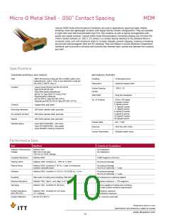 浏览型号MDM-9SCBRP-A141的Datasheet PDF文件第10页