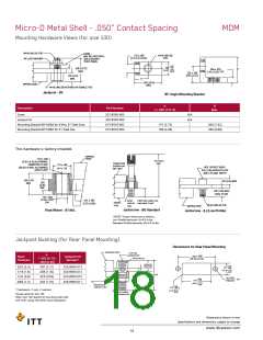 浏览型号MDM-9SCBRP-A141的Datasheet PDF文件第18页