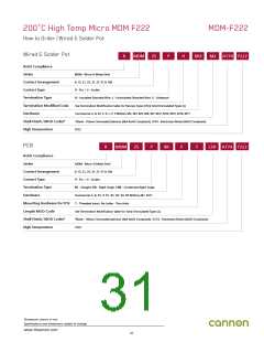 浏览型号MDM-25SBSP-A172的Datasheet PDF文件第31页