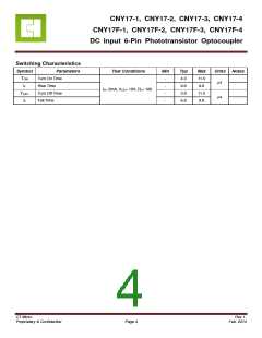 浏览型号CNY17F-1T2的Datasheet PDF文件第4页