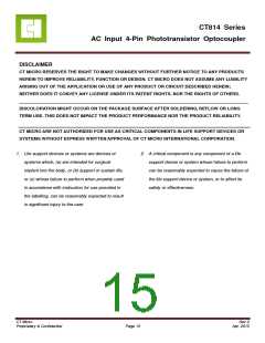 浏览型号CT814ASLT2-G的Datasheet PDF文件第15页