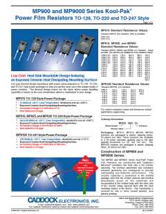 浏览型号MP915-500-1%的Datasheet PDF文件第1页