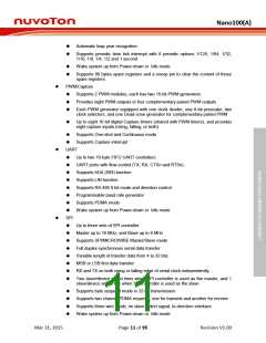 浏览型号NANO102ZD1AN的Datasheet PDF文件第11页