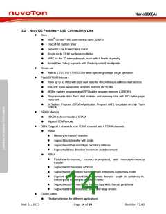 浏览型号NANO102ZD1AN的Datasheet PDF文件第14页