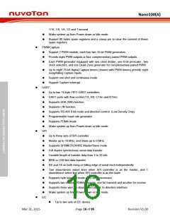 浏览型号NANO102ZD1AN的Datasheet PDF文件第16页
