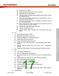 浏览型号NANO102ZD1AN的Datasheet PDF文件第17页
