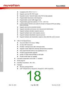 浏览型号NANO102ZD1AN的Datasheet PDF文件第18页
