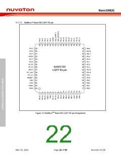 浏览型号NANO102ZD1AN的Datasheet PDF文件第22页