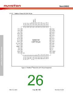 浏览型号NANO102ZD1AN的Datasheet PDF文件第26页