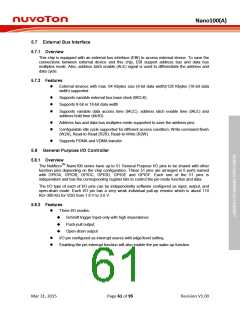 浏览型号NANO127SC1AN的Datasheet PDF文件第61页