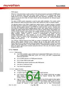 浏览型号NANO127SC1AN的Datasheet PDF文件第64页