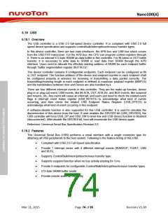 浏览型号NANO127SC1AN的Datasheet PDF文件第74页