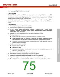 浏览型号NANO127SC1AN的Datasheet PDF文件第75页