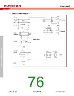 浏览型号NANO127SC1AN的Datasheet PDF文件第76页
