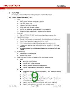 浏览型号NANO102ZD1AN的Datasheet PDF文件第9页