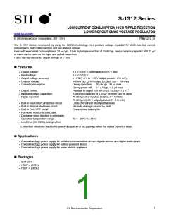 浏览型号S-1312B33-A4T2U3的Datasheet PDF文件第1页