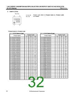 浏览型号S-1312B33-A4T2U3的Datasheet PDF文件第32页