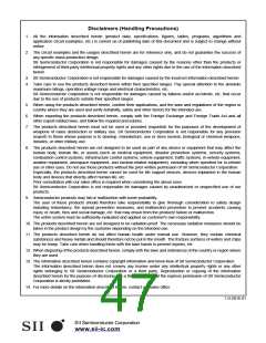 浏览型号S-1312B33-A4T2U3的Datasheet PDF文件第47页