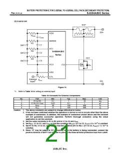 浏览型号S-8264B的Datasheet PDF文件第21页