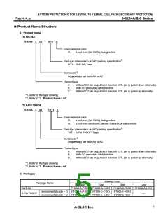 浏览型号S-8264B的Datasheet PDF文件第5页