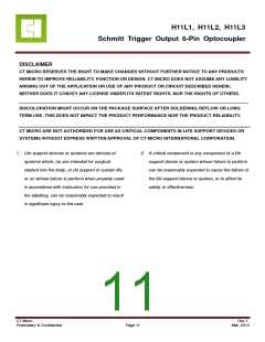 浏览型号H11L1的Datasheet PDF文件第11页