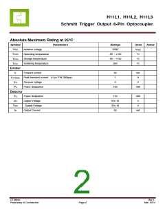 浏览型号H11L1的Datasheet PDF文件第2页