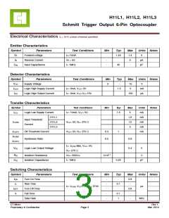 浏览型号H11L1的Datasheet PDF文件第3页