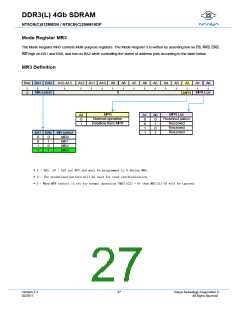 浏览型号NT5CB512M8DP-EKB的Datasheet PDF文件第27页