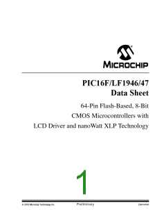 浏览型号PIC16LF1947-E/MR的Datasheet PDF文件第1页