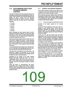 浏览型号PIC16LF1947-E/MR的Datasheet PDF文件第109页