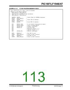 浏览型号PIC16LF1947-E/MR的Datasheet PDF文件第113页