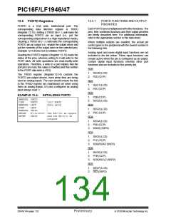 浏览型号PIC16LF1947-E/MR的Datasheet PDF文件第134页