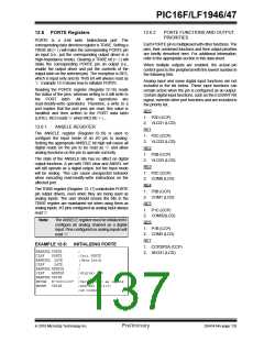 浏览型号PIC16LF1947-E/MR的Datasheet PDF文件第137页