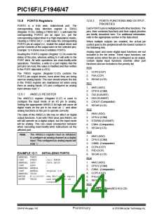 浏览型号PIC16LF1947-E/MR的Datasheet PDF文件第144页