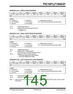 浏览型号PIC16LF1947-E/MR的Datasheet PDF文件第145页